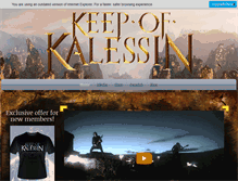 Tablet Screenshot of keepofkalessin.com